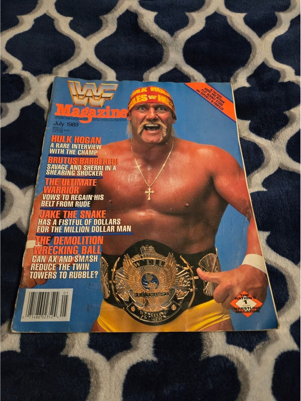 WWF Magazine July 1989 Featuring Hulk Hogan